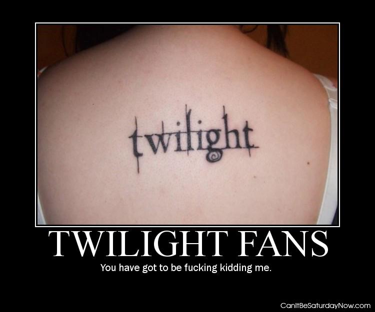 Twilight fans - they go too far